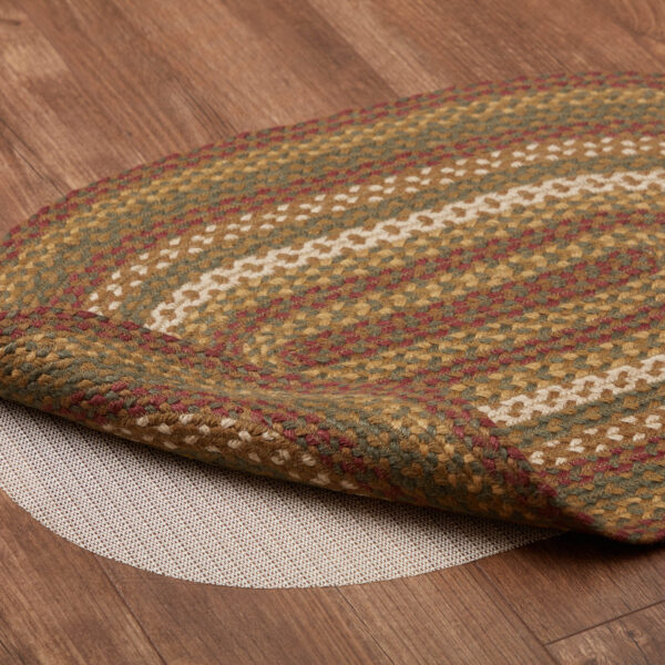 VHC-69707-Tea Cabin Jute Rug Oval w/ Pad 20x30