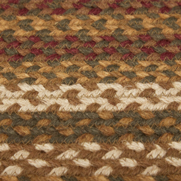 VHC-69707-Tea Cabin Jute Rug Oval w/ Pad 20x30
