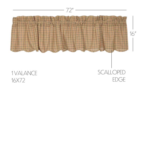 VHC-7511 - Millsboro Valance Scalloped 16x72