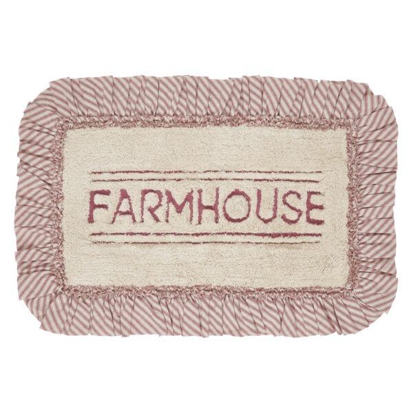 VHC-80288 - Sawyer Mill Red Farmhouse Bathmat 20x30