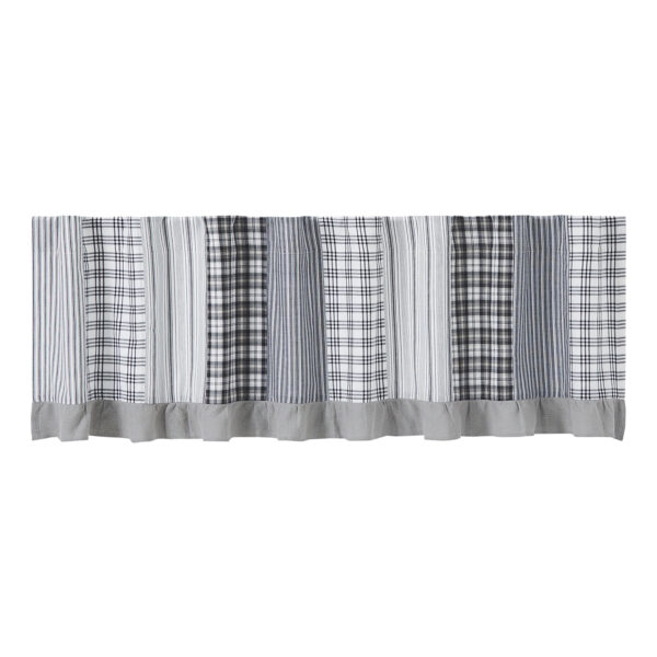 VHC-80464 - Sawyer Mill Black Patchwork Valance 19x72