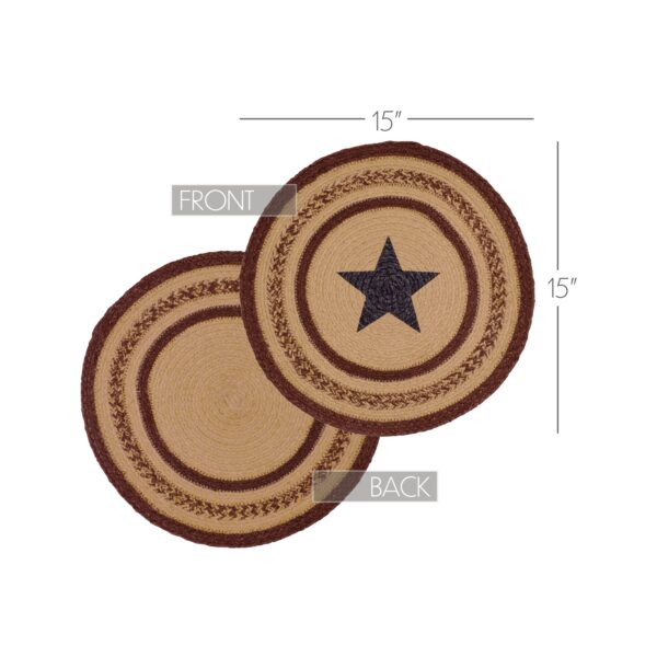 VHC-81425 - Potomac Jute Trivet Stencil Star 15