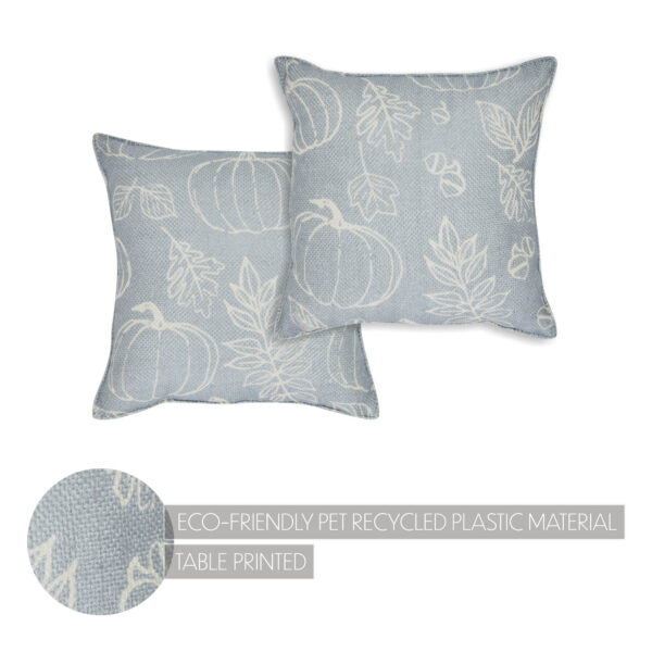 VHC-84014 - Silhouette Pumpkin Grey Pillow 14x14