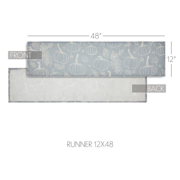 VHC-84018 - Silhouette Pumpkin Grey Runner 12x48