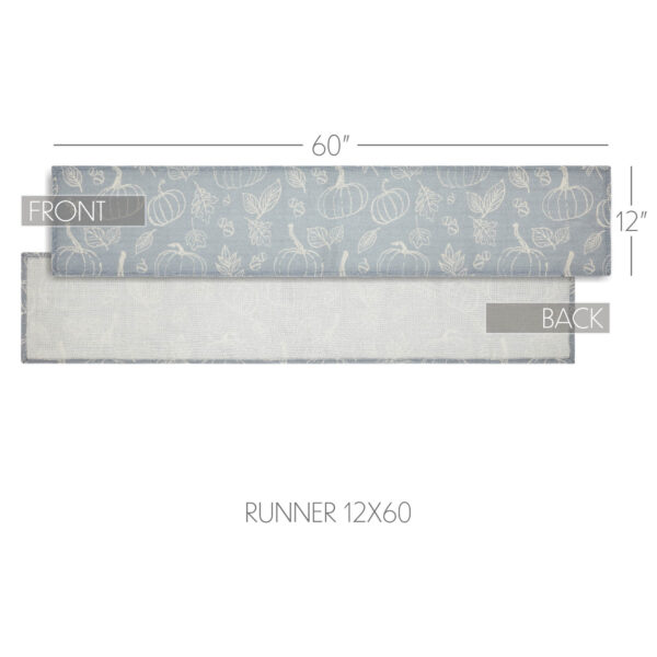 VHC-84019 - Silhouette Pumpkin Grey Runner 12x60