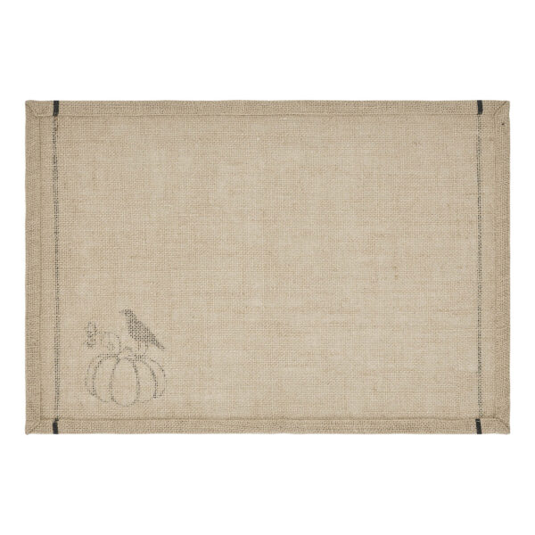 VHC-84025 - Raven Harvest Burlap Jute Placemat Set of 2 13x19