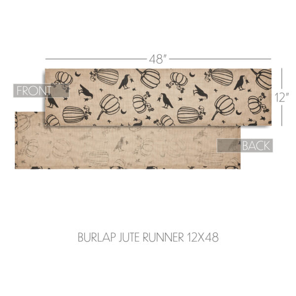 VHC-84027 - Raven Harvest Burlap Jute Runner 12x48