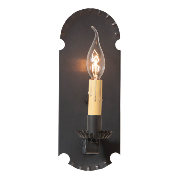 Kettle Black Apothecary Sconce in Kettle Black