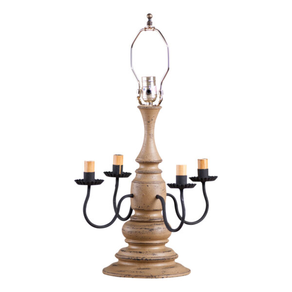 Americana Pearwood Harrison Lamp Base in Americana Pearwood