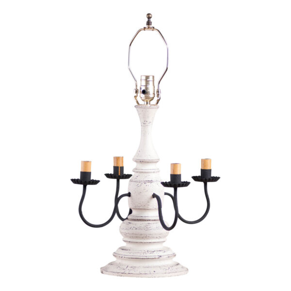 Americana White Harrison Lamp Base in Americana White