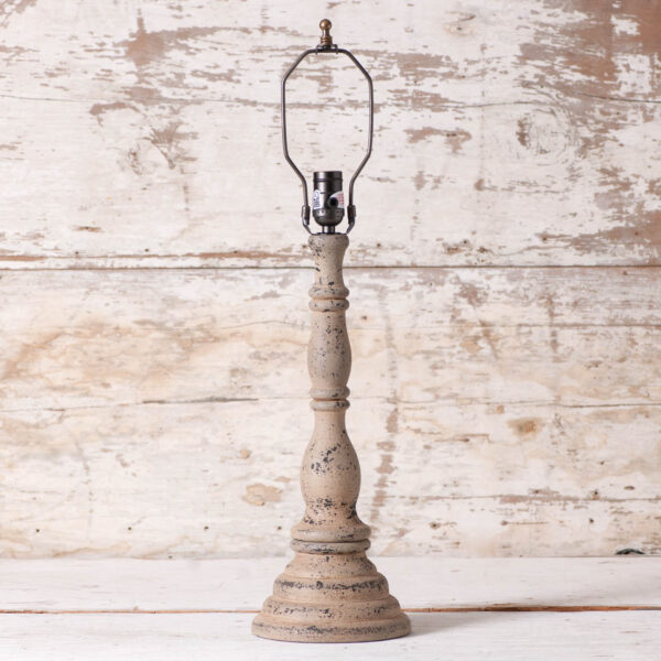 Buttermilk Davenport Wood Table Lamp Base in Hartford Buttermilk Lamp Bases