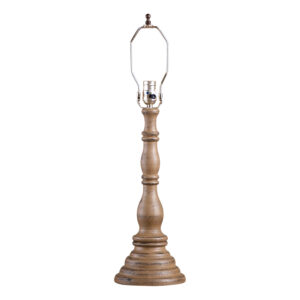 Americana Pearwood Davenport Wood Table Lamp Base in Americana Pearwood