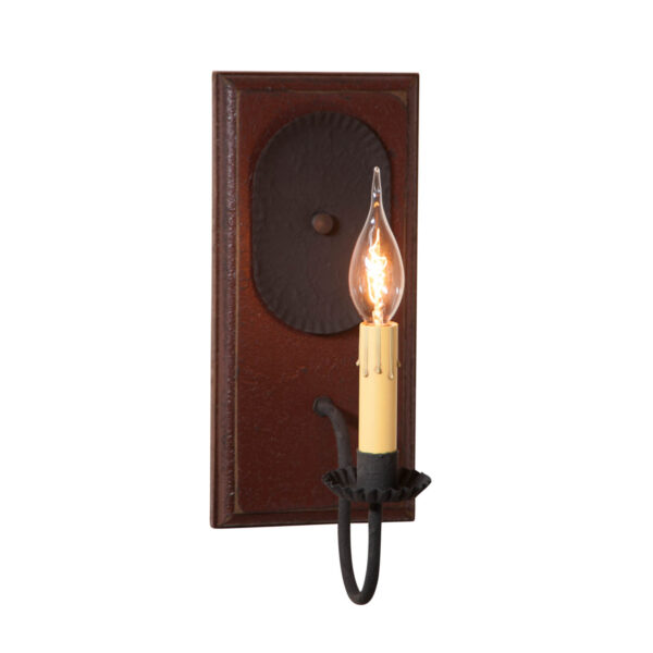 Americana Red Wilcrest Sconce in Plantation Red