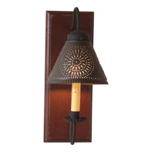 Americana Red Crestwood Sconce in Plantation Red