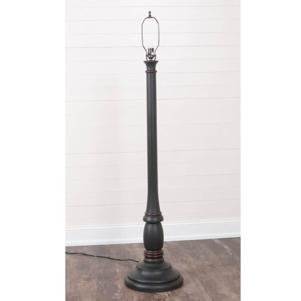 Rustic Black Brinton House Floor Lamp Base in Rustic Black Lamp Bases