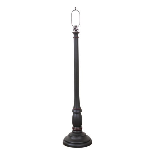 Rustic Black Brinton House Floor Lamp Base in Rustic Black