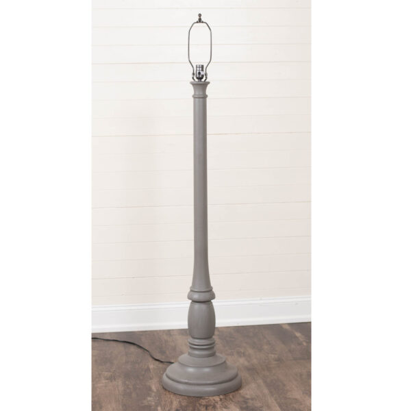 Earl Gray Brinton House Floor Lamp Base in Earl Gray Lamp Bases