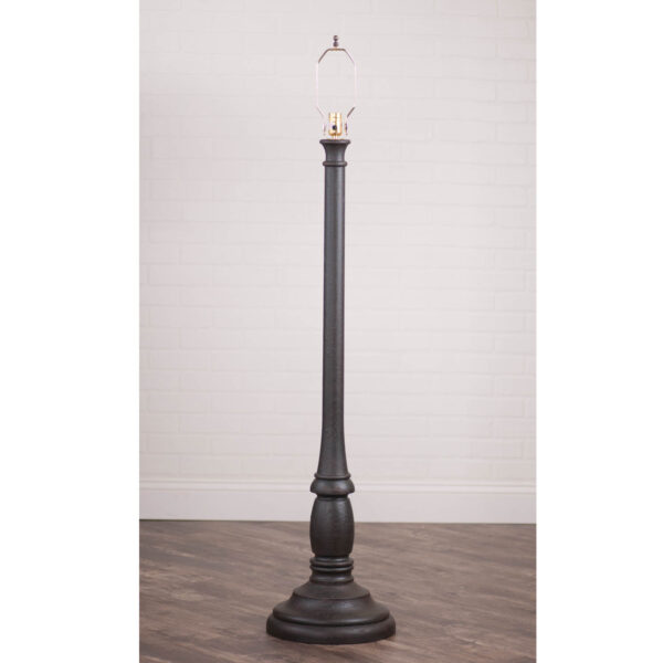 Americana Black Brinton House Floor Lamp Base in Americana Black Lamp Bases