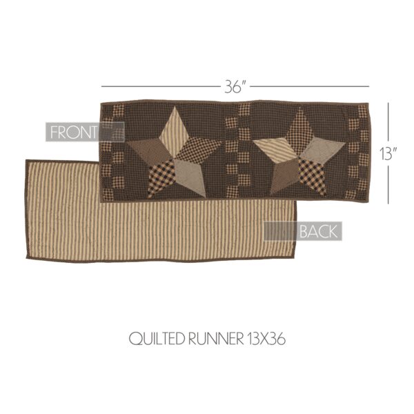 VHC-9841 - Farmhouse Star Runner Quilted 13x36