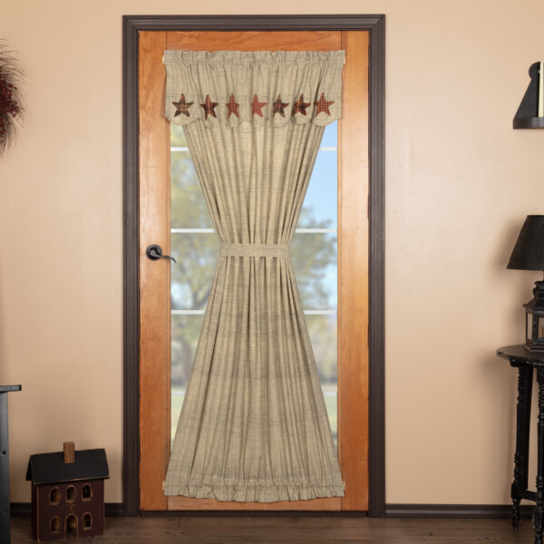 VHC-50804 - Abilene Star Door Panel with Attached Valance 72x40