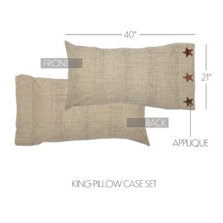 VHC-50802 - Abilene Star King Pillow Case Set of 2 21x40