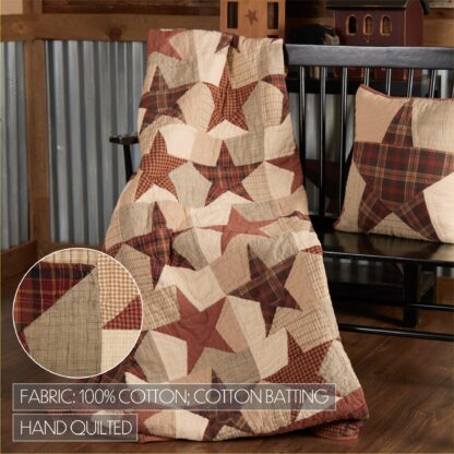 VHC-19977 - Abilene Star Quilted Throw 70x55