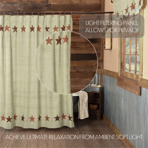 VHC-19979 - Abilene Star Shower Curtain 72x72
