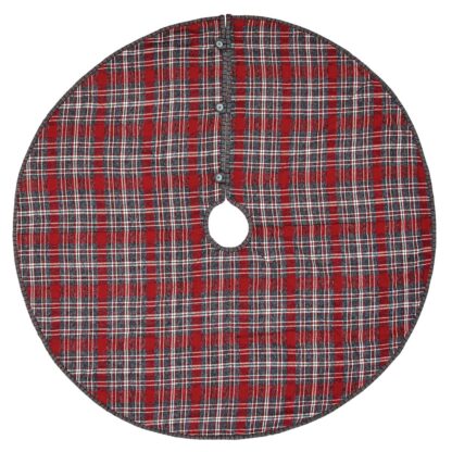 Annie Buffalo Black Check Panel Set of 2 96x50 in Red & Grey