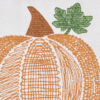 VHC-84006 - Annie Black Check Pumpkin Trivet 8x8