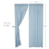 VHC-69897 - Annie Buffalo Blue Check Panel Set of 2 84x40