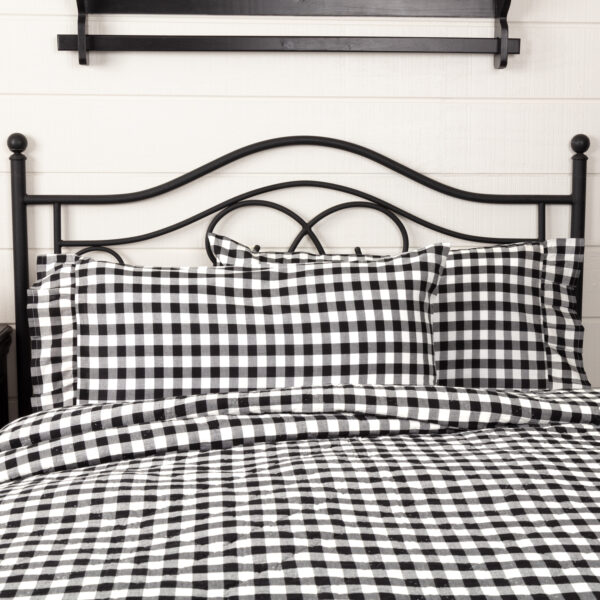 VHC-51750 - Annie Buffalo Black Check King Pillow Case Set of 2 21x36+4