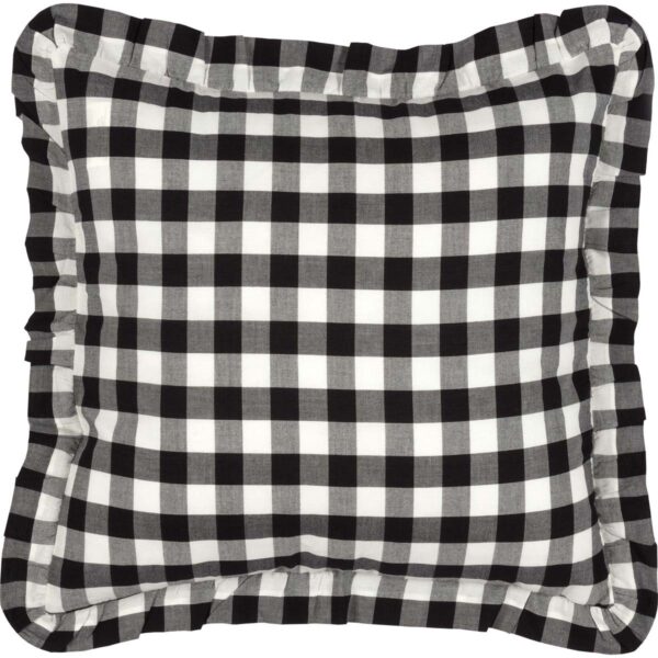 VHC-40454 - Annie Buffalo Black Check Fabric Pillow 18x18