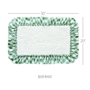 VHC-83363 - Annie Buffalo Green Check Bathmat 20x30