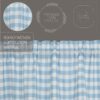 VHC-69897 - Annie Buffalo Blue Check Panel Set of 2 84x40