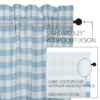 VHC-69897 - Annie Buffalo Blue Check Panel Set of 2 84x40
