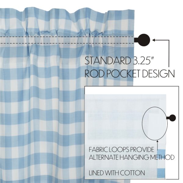 VHC-69904 - Annie Buffalo Blue Check Tier Set of 2 L24xW36