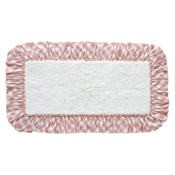 VHC-83360 - Annie Buffalo Coral Check Bathmat 27x48