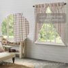 VHC-69931 - Annie Buffalo Portabella Check Prairie Short Panel Set of 2 63x36x18