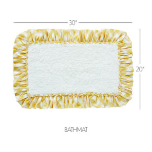 VHC-83361 - Annie Buffalo Yellow Check Bathmat 20x30
