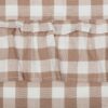 Annie Buffalo Portabella Check Ruffled Prairie Long Panel Set of 2 84x36x18 - Image 6