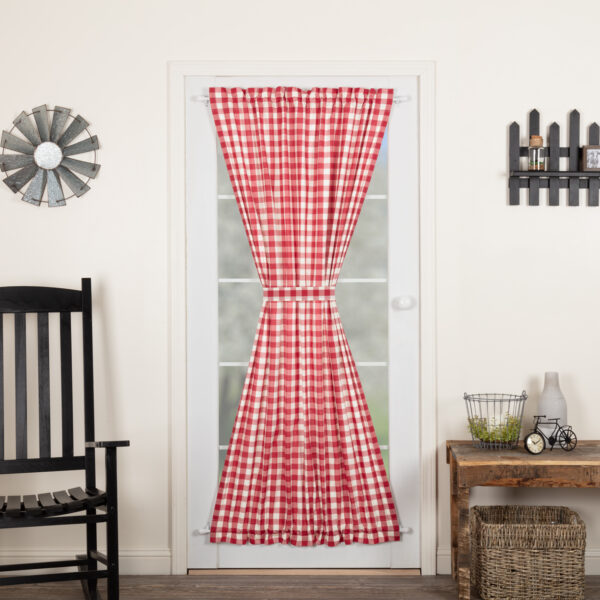 VHC-51124 - Annie Buffalo Red Check Door Panel 72x40