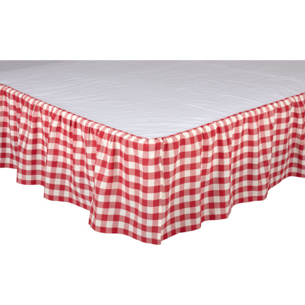 VHC-51761 - Annie Buffalo Red Check King Bed Skirt 78x80x16