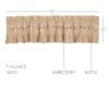 VHC-65281 - Ashmont Cotton Valance 16x90