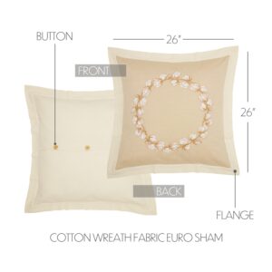 VHC-65271 - Ashmont Cotton Wreath Pillow 18x18