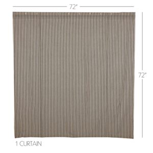 VHC-65276 - Ashmont Ticking Stripe Shower Curtain 72x72