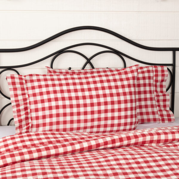 VHC-51765 - Annie Buffalo Red Check Standard Pillow Case Set of 2 21x30+4