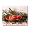 Apples and Pine Cones Pallet Art Wall Decor