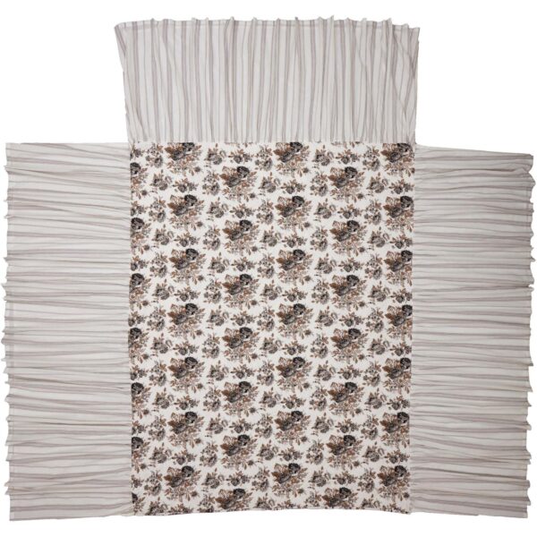 VHC-70012 - Annie Portabella Floral Ruffled Queen Coverlet 80x60+27