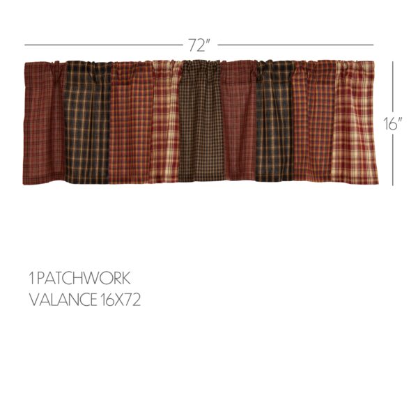 VHC-56641 - Beckham Patchwork Valance 16x72