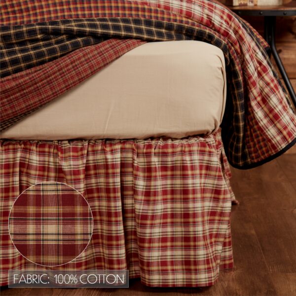 VHC-56635 - Beckham Plaid Queen Bed Skirt 60x80x16